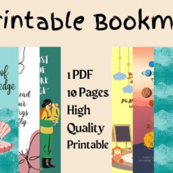 Reader's Favourite Printable Bookmarks Set-1