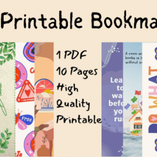 Reader's Favourite Printable Bookmarks Set-2