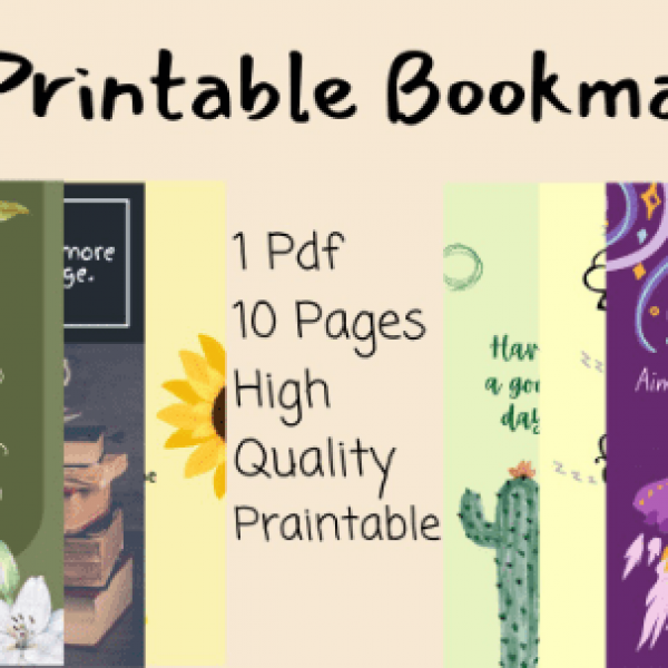 Reader's Favourite Printable Bookmarks Set-3