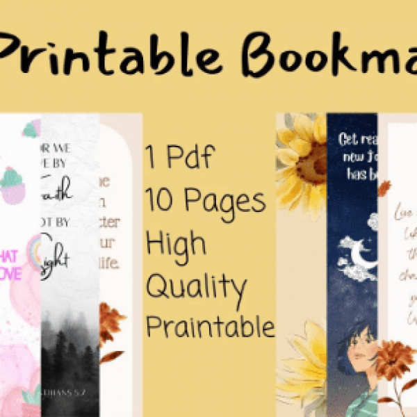 Reader's Favourite Printable Bookmarks Set-4