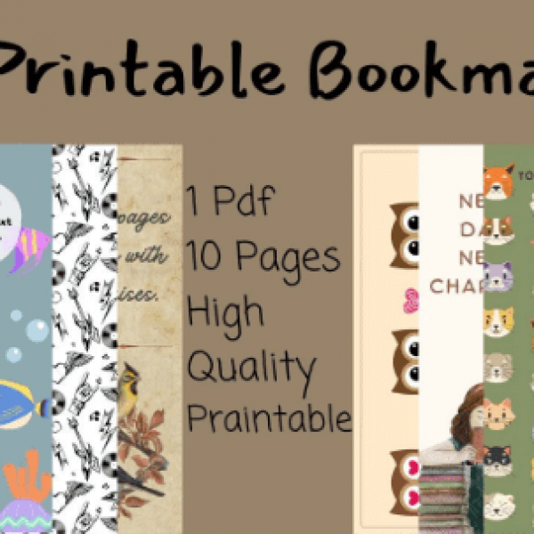 Reader's Favourite Printable Bookmarks Set-5