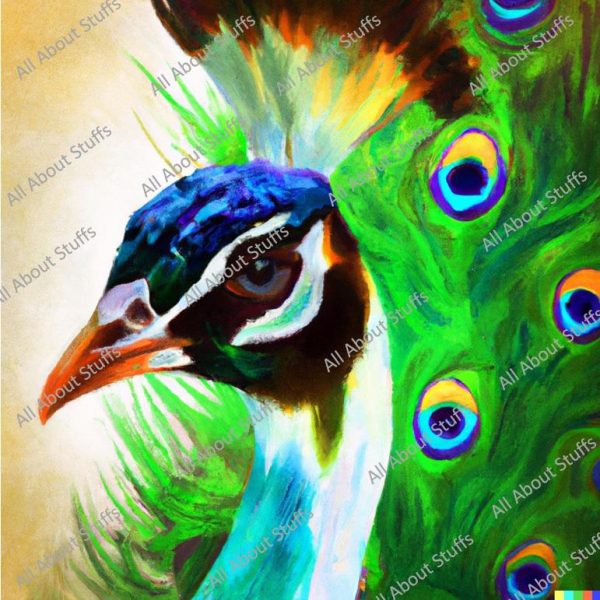 Peacock's Plume: The Vibrant Painting